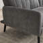204cm Wide Contemporary And Super Soft Upholstered Sleeper Sofa With Convertible Backrest-1945972908