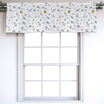 Sateen Ruffled Window Valance