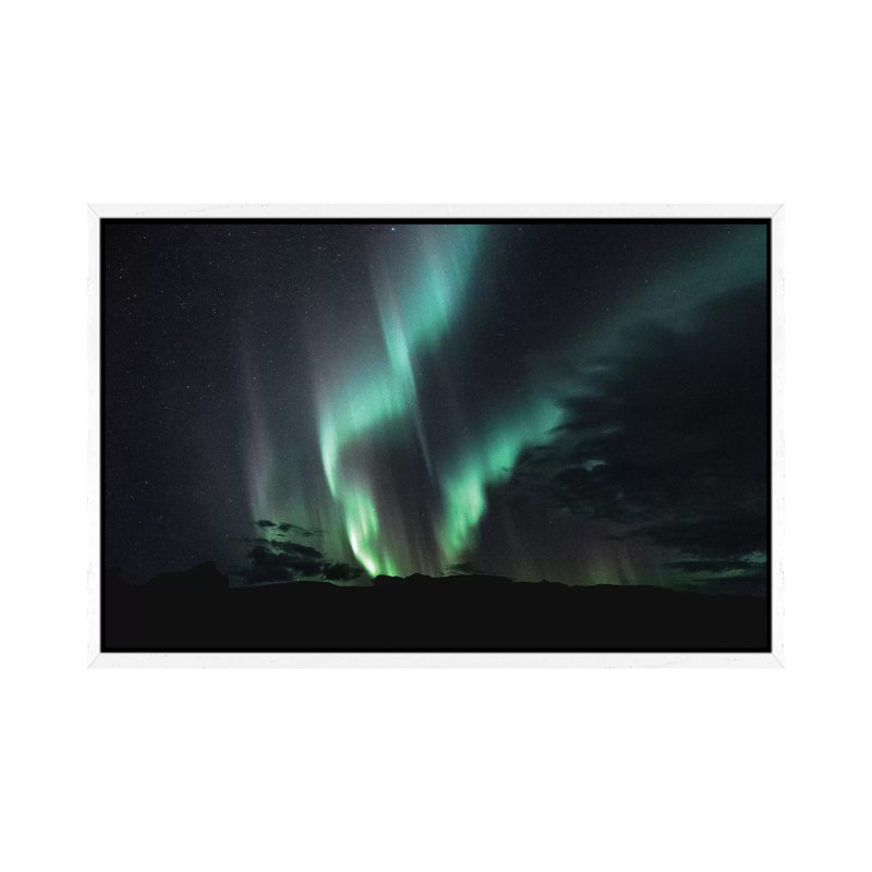 Iceland III by Luke Anthony Gramme - Print on Canvas, 101.6 cm H x 66.04 cm W, White Framed