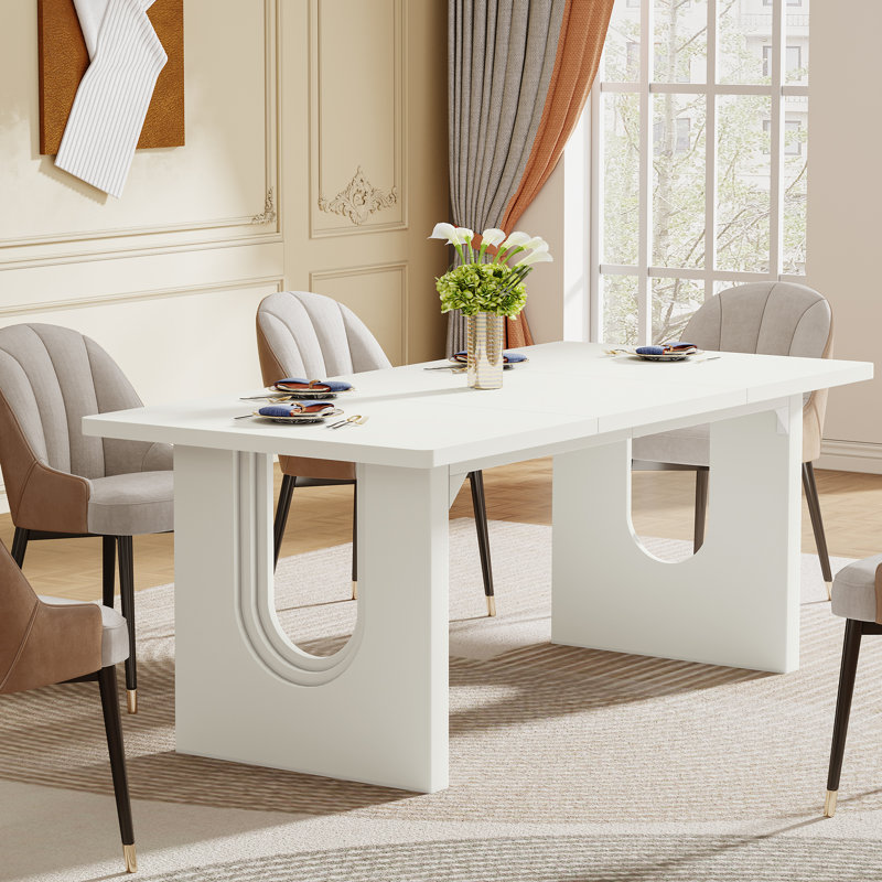 Gotthold Dining Table, White