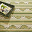 Tapis olive en laine à boutons crocheté à la main-96606363