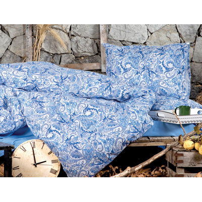 Cotton Paisley Duvet Cover