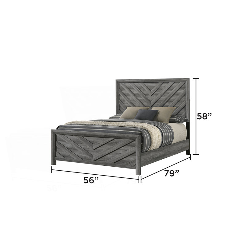 Lit double de style moderne