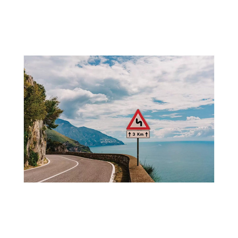 Amalfi Coast Drive XXIII by Bethany Young - Print on Canvas, 66.04cm H x 101.6cm W x 1.91cm D, Wrapped Canvas