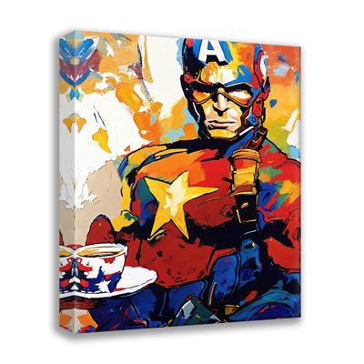 Captamerica  Giclee on Gallery Wrapped Canvas