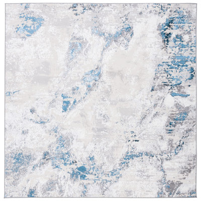 Tapis gris / bleu Mcelwain