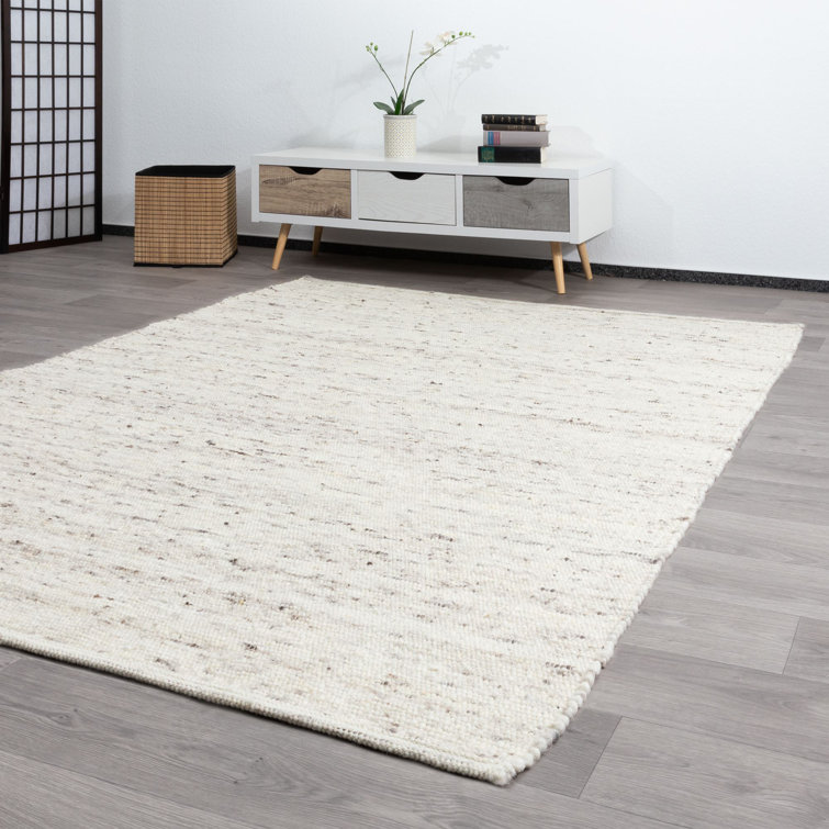 Eastville Solid Colour Hand Woven Flatweave Area Rug