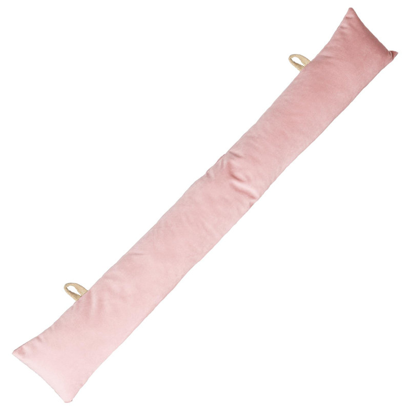 Velvet Draft Excluder, Pink