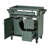 Bathroom Storage Cabinet With 2 Drawers And A Tip-Out Drawer-378197912