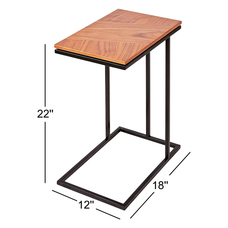 Tobias End Table, Walnut