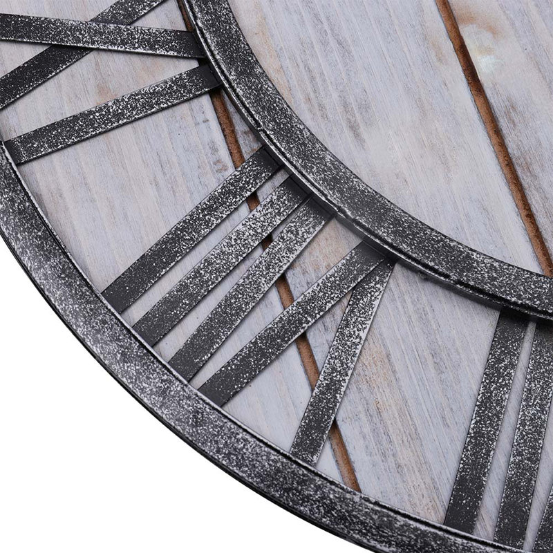 Abra Wall Clock, Grey