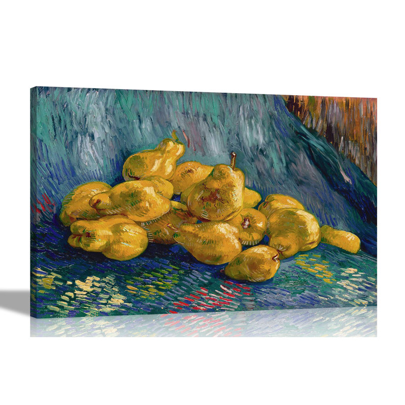 Still Life With Quinces by Vincent Van Gogh - Wrapped Canvas Painting, 60cm H x 86cm W x 18cm D