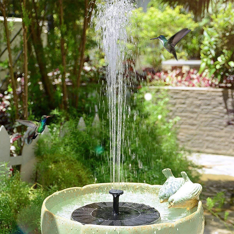 Pompe solaire solaire pour fontaine flottante, bain d'eau, étang et jardin
