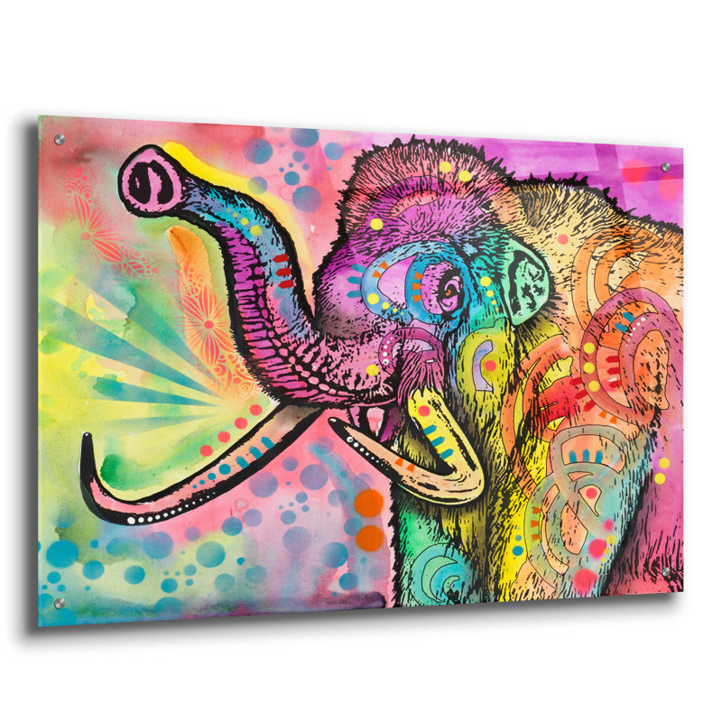 «Woolly Mammoth» par Dean Russo, H 24 po x l 36 po x P 0,2 po