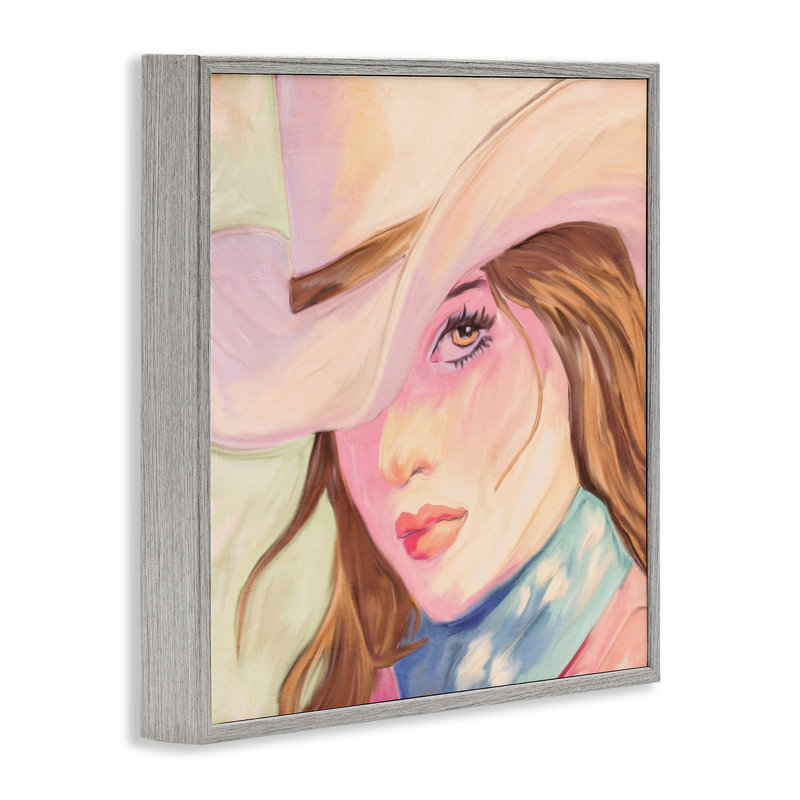 Giclée brune encadrée, par Kim Allen, Estampe numérique Farmhouse, H 24 po x l 24 po