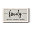 «Family Grateful», art textuel sur toile-615247788