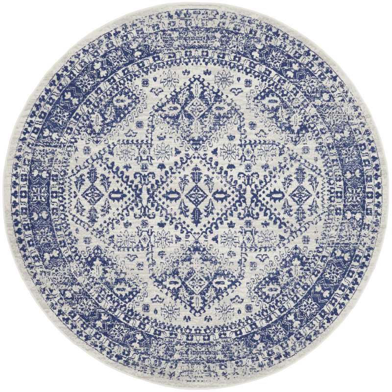 Oriental Indoor Rug, Round 8'