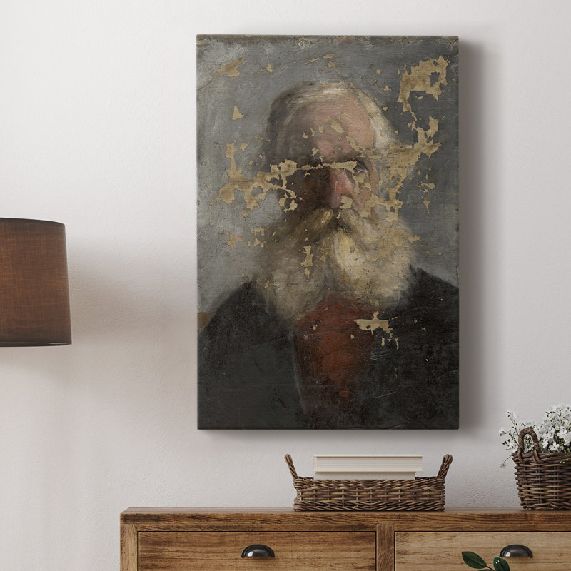Impression de portrait rétro CXLV - galerie Cavas sur mesure, H 27 po x l 18 po