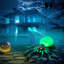 Décoration d'Halloween gonflable d'Halloween avec lumières DEL, imperméable et facile à installer pour une utilisation extérieure