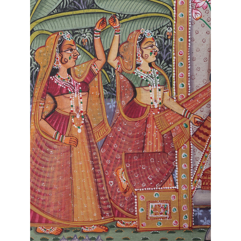 Art Shrinathji Pichhwai | Aquarelle sur papier