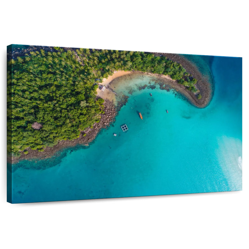 Gillard Caribbean Island Forest, 26" H x 39" W