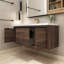 Meuble-lavabo mural simple 47,2 po avec plateau en résine-1467735179