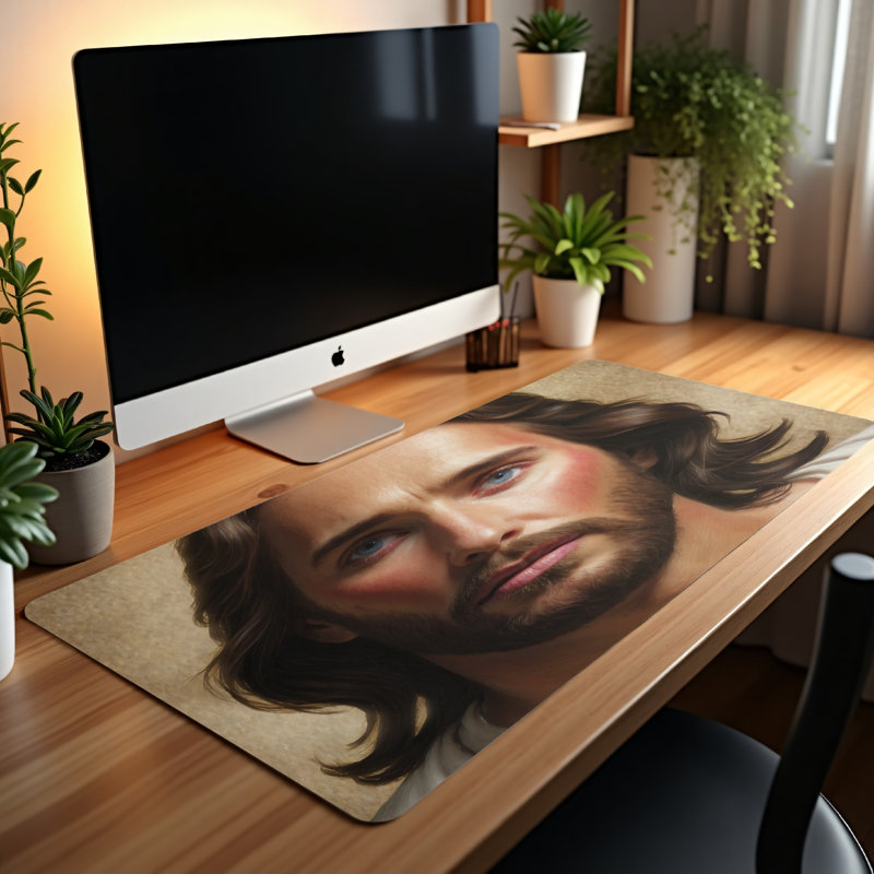 Polyester Desk Pad, 31.5x15.5