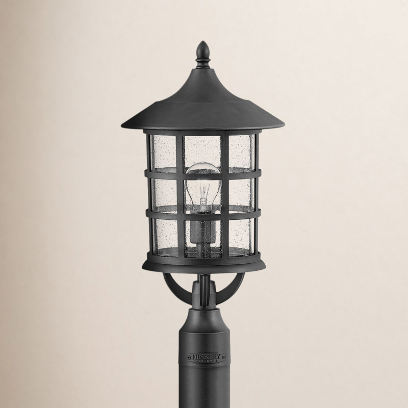 Freeport Outdoor 1-Light Lantern Head, Textured Black