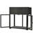 Patio 35.4''X17.7''X37.4'' Mini Wood Cold Frame, Compact 2 Doors Garden Greenhouse With Wheels, Raised Bed With Liner For Indoor Outdoor Use-113354256