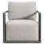 Andros Outdoor Teak Swivel Lounge Chair