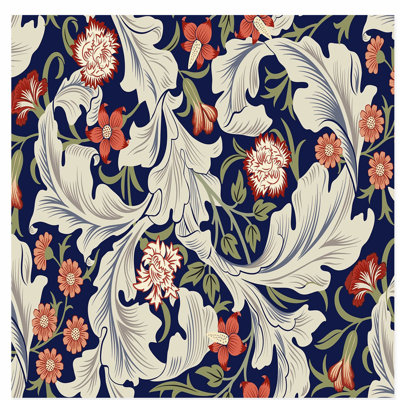 «Botanical William Morris Style», reproduction d'art classique sans cadre