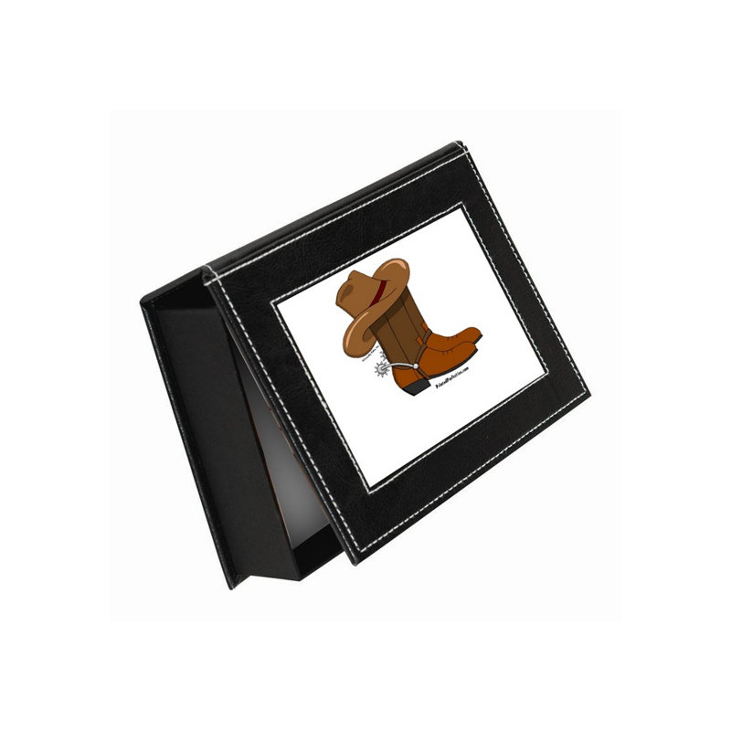 Faux Leather Memory Box