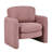 Double-layer Upholstered Armchair Barrel Accent Chair-59484712