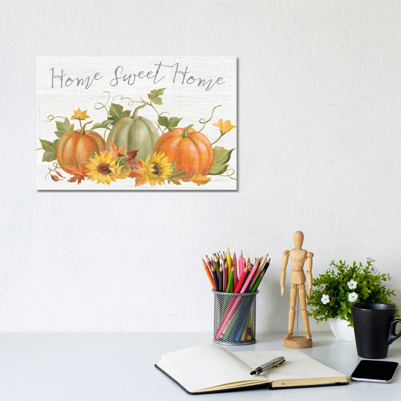«Fall Splendor I» par Silvia Vassileva - impression d'art graphique, Toile tendue, Pas de tapis, H 8 po x l 12 po x P 0,75 po