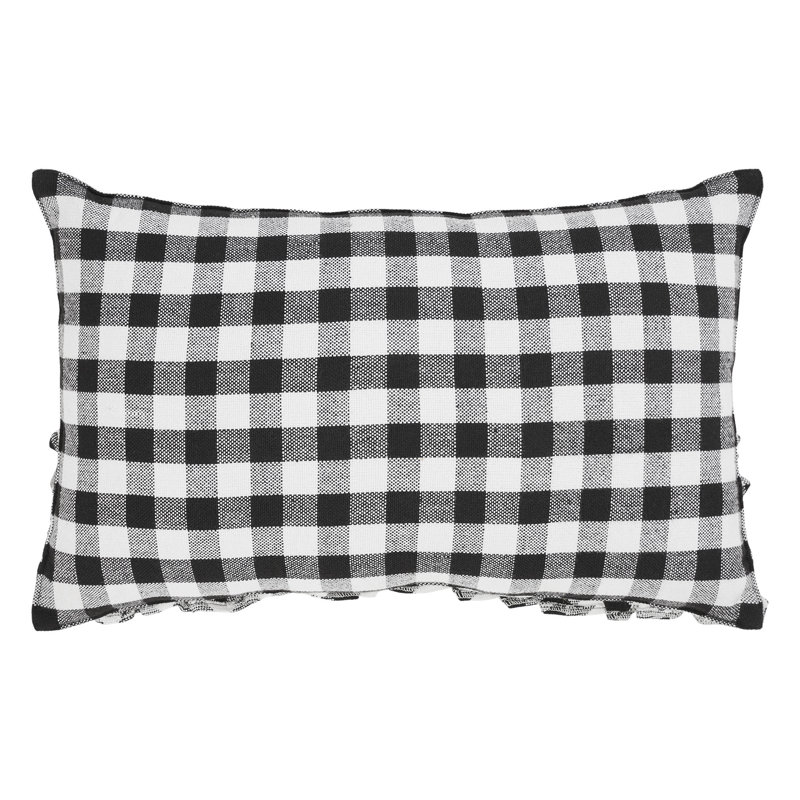 Annie Buffalo Check Recycled Plastic Lumbar Rectangular Pillow Cover & Insert