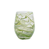 Puro Marbled Stemless Wine Glass