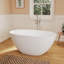 Baignoire autoportante à surface solide de 51 po Fslefay