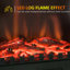 Aaliyah Belfry Heating 39cm W Black Electric Fireplace with 220 BTU
