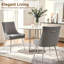 Chaise d'appoint rembourrée en velours avec pieds argentés -2078051679-2029679293