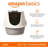 No Mess Hooded Enclosed Cat Litter Box Multicolor