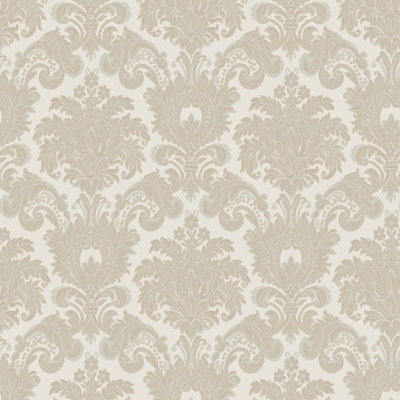 Italian Silks and Damasks 10.05m x 53cm Textured Satin Wallpaper Roll