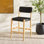 Tabouret de comptoir tissé Dutton