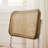 Lidda Tufted Upholstered Dining Side Chair with Cane Rattan Back-940776926