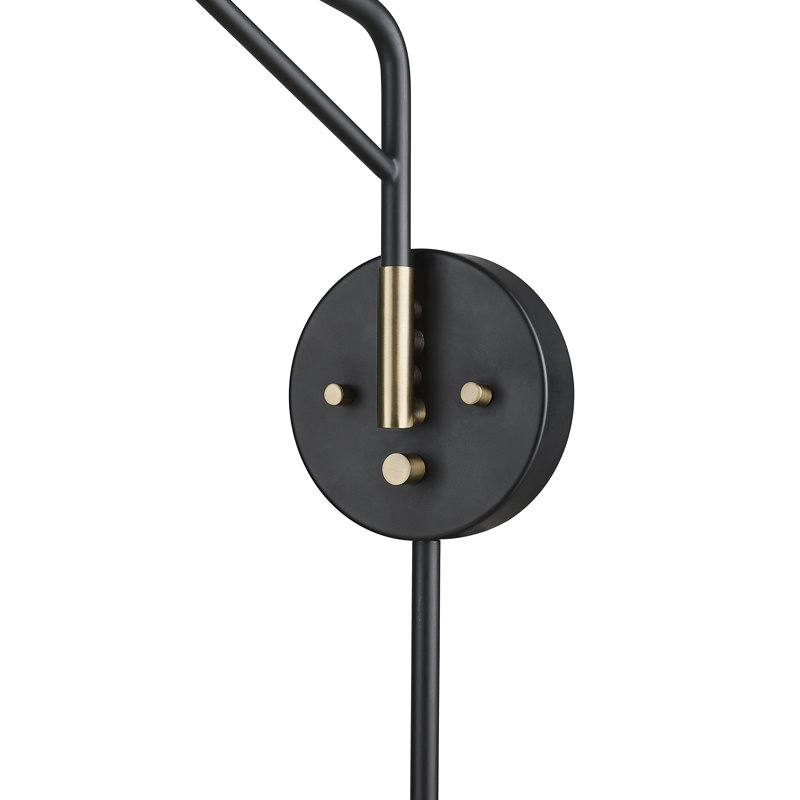 Elane Adjustable Steel Swing Armed Sconce
