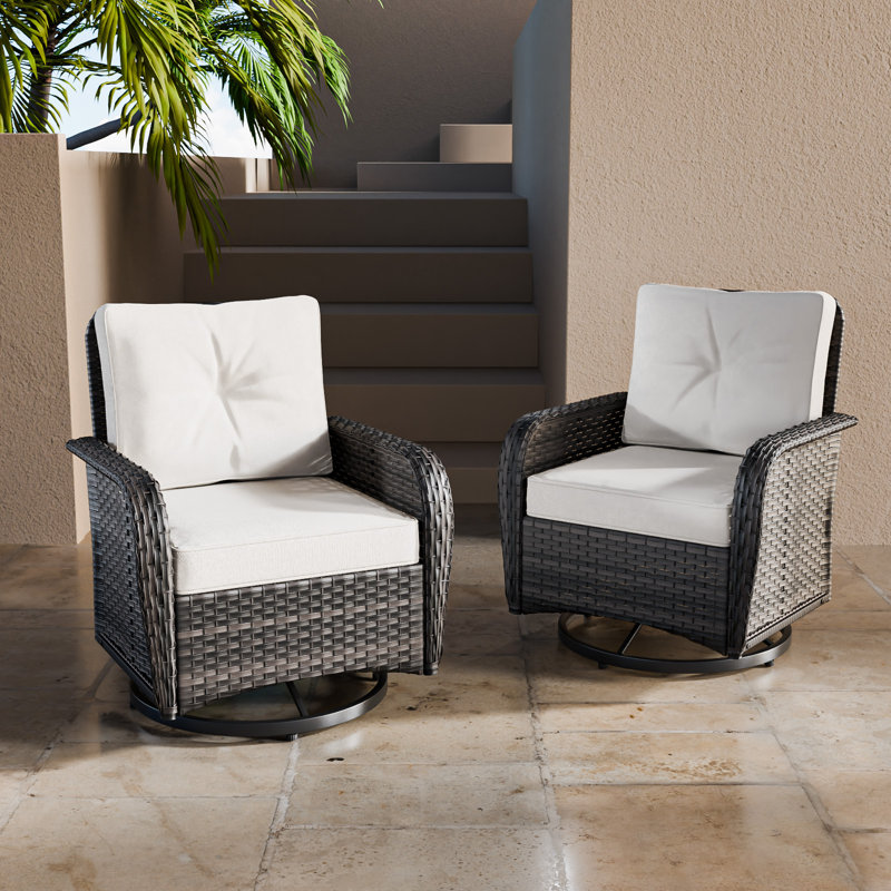 Wicker Outdoor Glider