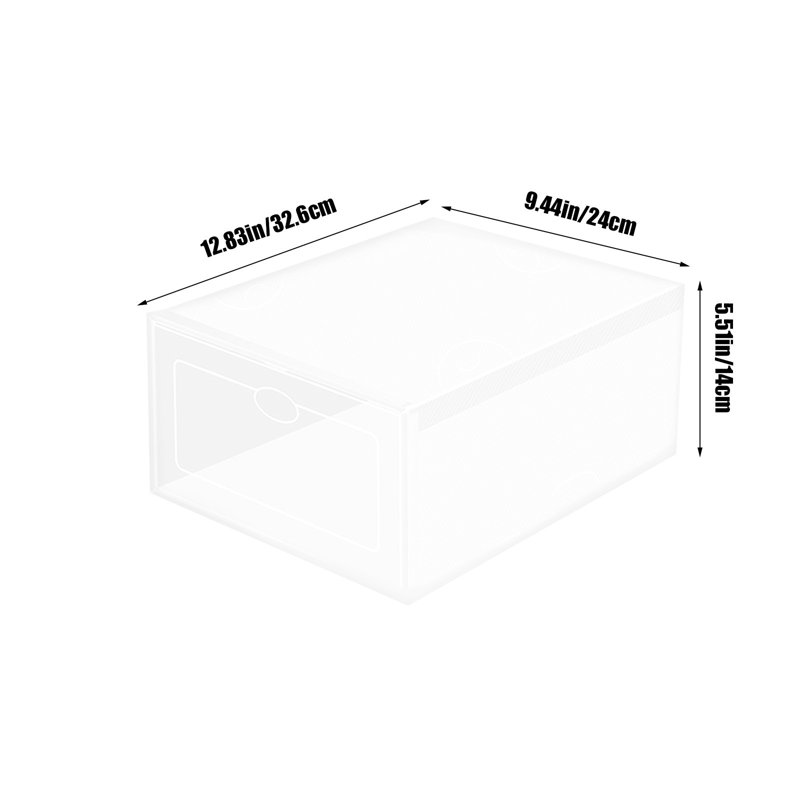 Range-chaussures transparent Boîte à chaussures en plastique Range-chaussures Range-chaussures, Clair