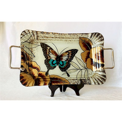 Plateau de service en porcelaine Knopf