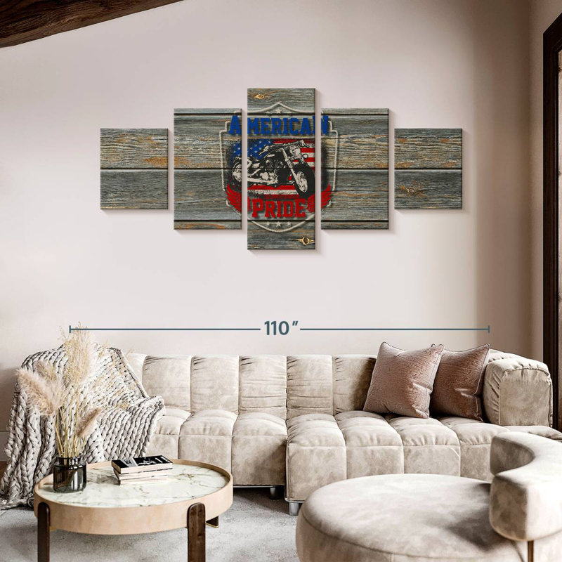 American Pride, 42" H x 92" W