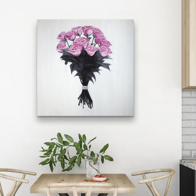 Bouquet of roses - 32"x32" art on canvas