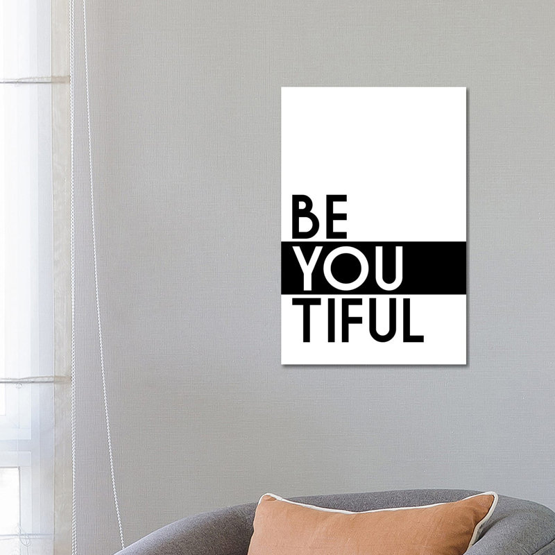 Be You - Wrapped Canvas Print, 66.04cm H x 45.72cm W x 1.91cm D
